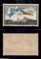 SAN MARINO - 1951 - 1000 Lire Bandiera (99-Aerea) - Gomma Integra (850) - Otros & Sin Clasificación