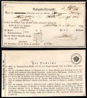 ESTERO - AUSTRIA - Ricevuta Di Ritorno Da Funfkirchen A Pesth Del 3.1.51 - Other & Unclassified