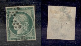 ESTERO - FRANCIA - 1849 - 15 Cent (2) - Assottigliato Al Retro Da Esaminare - Otros & Sin Clasificación