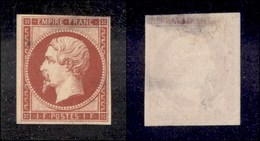 ESTERO - FRANCIA - 1853 - 1 Franco (17) - Senza Gomma - Lieve Assottigliamento - Other & Unclassified