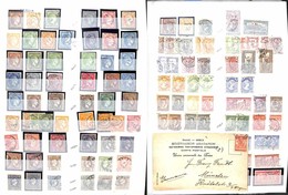 ESTERO - GRECIA - 1861/1958 - Collezione Di Centinaia Di Valori Principalmente Usati Del Periodo In Raccoglitore (6 Pagi - Autres & Non Classés