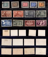 ESTERO - SVIZZERA - 1945 - Pax (447/459) - Serie Completa Usata (1.000) - Altri & Non Classificati