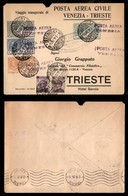 POSTA AEREA - 1926  - (1 Aprile) - Venezia Trieste (1447) - Rara Affrancatura - 50 Volati - Other & Unclassified