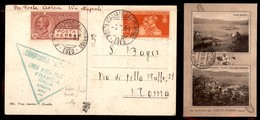POSTA AEREA - 1930  - (8 Febbraio) - Castelrosso Roma (2073) - 9 Cartoline Volate - Andere & Zonder Classificatie