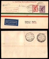 POSTA AEREA - 1931  - (1 Aprile) - Berlino (Roma) Tripoli (2334) - Con Autografo Del Pilota - Poche Tra Le 19 Volati - Otros & Sin Clasificación