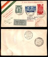 POSTA AEREA - 1931  - (1 Aprile) - Tripoli (Roma) Berlino (2335) - Plane Crash Near Malta (manoscritto Bayer Al Retro) - Otros & Sin Clasificación