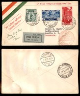 POSTA AEREA - 1931  - (1 Aprile) - Tripoli (Roma) Berlino (2335) - Plane Crash Near Malta (manoscritto Bayer Al Retro) - Sonstige & Ohne Zuordnung