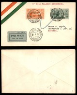 POSTA AEREA - 1931  - (2 Aprile) - Milano/Aeroporto Taliedo Insbruck (2349) - 5 Volati - Otros & Sin Clasificación