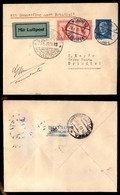 POSTA AEREA - 1931  - (28 Giugno) - Monaco Brindisi (2411) - Annullo Di Bordo M/N Victoria + Autografo Del Pilota Comand - Otros & Sin Clasificación