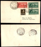 POSTA AEREA - 1931  - (6 Luglio) - Valona (Brindisi) Vaticano (2434) - 20 Volati - Sonstige & Ohne Zuordnung