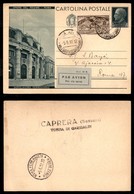 POSTA AEREA - 1932  - (5 Giugno) - Caprera Roma (2695) - Caprera Sassari/Tomba Di Garibaldi Al Retro - Otros & Sin Clasificación
