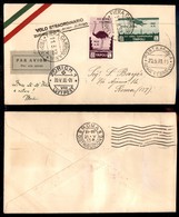 POSTA AEREA - 1933  - (20 Maggio) - Tripoli (Roma) Zurigo (2837) - Mittelholzer - 10 Volati  - Affrancature Diverse - Otros & Sin Clasificación