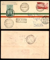 POSTA AEREA - 1933  - (20 Maggio) - Tripoli (Roma) Zurigo (2837) - Mittelholzer - 10 Volati - Affrancature Diverse - Otros & Sin Clasificación