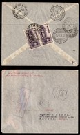 POSTA AEREA - 1933  - (21 Maggio) - Zeppelin - Atene (Berlino) Santos - Inoltrato Per Via Ordinaria Per Affrancatura Ins - Otros & Sin Clasificación