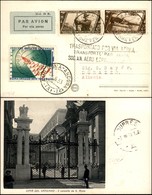 POSTA AEREA - 1933  - (6 Agosto) - Roma (Ancona) Durazzo (3041) - 18 Volati - Varie Affrancature/vignette - Otros & Sin Clasificación