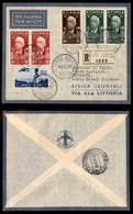 POSTA AEREA - 1936  - (10 Settembre) - Addis Abeba Djibouti (3593) - Aerogramma Raccomandato - 10 Volati - Sonstige & Ohne Zuordnung