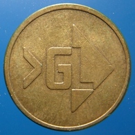 KB170-1a - >GL VAN GEND EN LOOS - 0 O'clock - B 20.0mm - Koffie Machine Penning - Coffee Machine Token - Professionnels/De Société