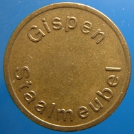 KB175-1 - GISPEN STAALMEUBEL - Culemborg Meubelfabriek - B 23.5mm - Koffie Machine Penning - Coffee Machine Token - Professionali/Di Società