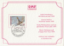 LUXEMBOURG 1994 Christmas Card With Partridge.BARGAIN.!! - Pernice, Quaglie