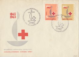 YUGOSLAVIA 1963 FDC Red Cross.BARGAIN.!! - Red Cross