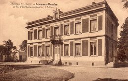 CPA, Chateau Saint-Pierre à Lens Sur Dendre, à Mr Pourbaix, Ingénieur à Mons - Lens