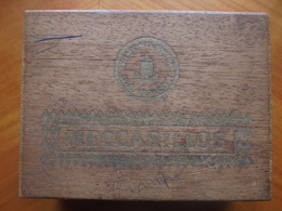 Vintage - Boite En Bois Cigares "50 Meccarillos" (vide) - Autres & Non Classés