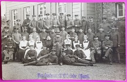 Carte Photo Camp De Guerre Osterode Soldat Allemand Fotokarte Kriegslager Osterode Am Harz Deutscher Soldat Soldaten - Osterode