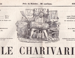 LE CHARIVARI / 23 /09/1866 / LITHO CROQUIS CHAM - 1850 - 1899
