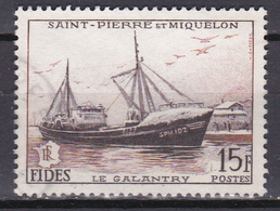 Saint Pierre Et Miquelon FIDES Le Chalutier Galantry N°352 Oblitéré - Gebraucht