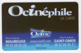 FRANCE CARTE CINEMA MAUBEUGE Et SAINT OMER - Movie Cards