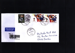 Romania 2018  Interesting Airmail Registered Cover - Footbal World Championship In Russia - Briefe U. Dokumente