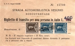 Imposta Generali Sull'entrata - Vesuvio - Revenue Stamps