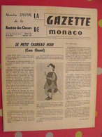 La Gazette De Monaco. 1971. Coco Chanel Yoga  Gastronomie Mata Hari - Côte D'Azur