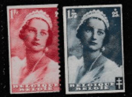 1935 UNUSED STAMP FROM BELGIUM/ QUEEN ASTRID,1ST WIFE OF KING LEOPOLD -III/PEOPLE ON STAMP - 1934-1935 Leopold III