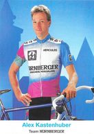 Cycliste: Alex Kastenhuber, Equipe De Cyclisme Professionnel: Team Nürnberger, Allemagne 1996, Palmarès - Sport