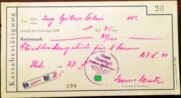 AD173 Alte Zahlungsbestätigung Markt Krumbach 1944 In Reichsmark - Autriche