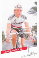 Cycliste: Adri Van Der Poel, Equipe De Cyclisme Professionnel: Team PDM Concorde, Holland 1987 - Sports