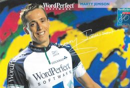 Cycliste: Marty Jemison, Equipe De Cyclisme Professionnel: Team Wordperfect Software, Etats Unis 1993 - Sport