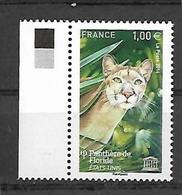 France 2016- Yv N° 166 ** - Panthère De Floride - États-Unis (timbre De Ervice) - Nuovi