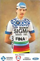 Cycliste: Marc Mertens, Equipe De Cyclisme Professionnel: Team Sigma, Belge 1988 - Sport