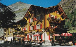 Saas Almagell, Pension Restaurant Edelweiss, Fam Hans Zurgriggen Kalbermatten (pk56783) - Saas-Almagell