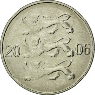 Monnaie, Estonia, 20 Senti, 2006, No Mint, TTB, Nickel Plated Steel, KM:23a - Estonia