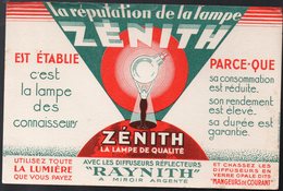 Buvard  LAMPES ZENITH  (PPP10305) - Z