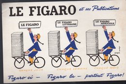 Buvard  Le FiGARO (illustrateur SAVIGNAC) (PPP10297) - F