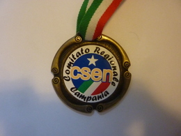 Medaglia Sportiva "COMITATO REGIONALE CSEN CAMPANIA  2° TORNEO NAZIONALE  TAEKWONDO POZZUOLI 2007" - Professionnels/De Société