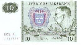 Sweden  P-52c  10 Kronor  1972  VF - Svezia