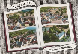 CPSM  58 BRINON SUR BEUVRON  SOUVENIR MULTIVUES LIVRE OUVERT - Brinon Sur Beuvron