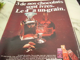 ANCIENNE PUBLICITE CHOCOLAT LE MEUNIER   1969 - Chocolat