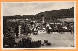 Sackingen Am Rhein Germany 1920 Postcard - Bad Saeckingen