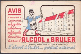 Buvard  ALCOOL A BRULER  (PPP10327) - Produits Ménagers